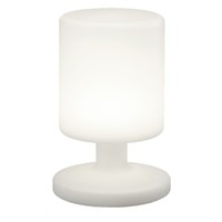 LED Oplaadbare Tafellamp Buiten met USB poort - 25,5 cm - 3000K - 1,5W - IP44 - Barbados - Wit Trio Lighting LED Oplaadbare Tafellamp Buiten met USB poort - 25,5 cm - 3000K - 1,5W - IP44 - Barbados - Wit