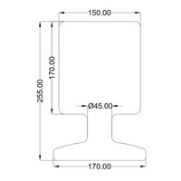 LED Oplaadbare Tafellamp Buiten met USB poort - 25,5 cm - 3000K - 1,5W - IP44 - Barbados - Wit Trio Lighting LED Oplaadbare Tafellamp Buiten met USB poort - 25,5 cm - 3000K - 1,5W - IP44 - Barbados - Wit