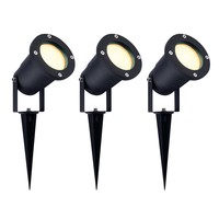 Ledvion 3x LED Prikspot - IP65 - 3W - 2700K - 1 Meter Kabel - Aluminium