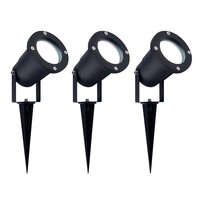 Ledvion 3x LED Prikspot - IP65 - 3W - 6500K - 1 Meter Kabel - Aluminium
