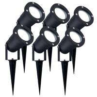 Ledvion 6x LED Prikspot - IP65 - 3W - 6500K - 1 Meter Kabel - Aluminium