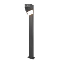 Trio Lighting Staande Buitenlamp met Sensor - 100 cm - 3000K - 7W - IP54 - Antraciet