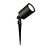 LED Prikspot - IP65 - 3W - 6500K - 2 Meter Kabel  met Stekker - Zwart