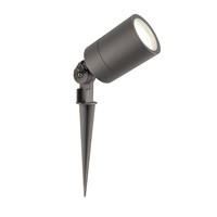 Ledvion LED Prikspot - IP65 - 3W - 4000K - 2 Meter Kabel met Stekker - Antraciet