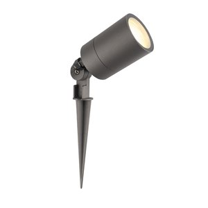 Ledvion LED Prikspot - IP65 - 5W - 2700K - 2 Meter Kabel met Stekker - Antraciet LED Prikspot - IP65 - 5W - 2700K - 2 Meter Kabel met Stekker - Antraciet