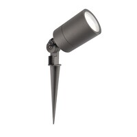 Ledvion LED Prikspot - IP65 - 3W - 6500K - 2 Meter Kabel met Stekker - Antraciet
