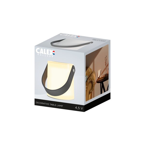 Calex LED Tafellamp op baterijen - Draadloos - Glas - 2700K 