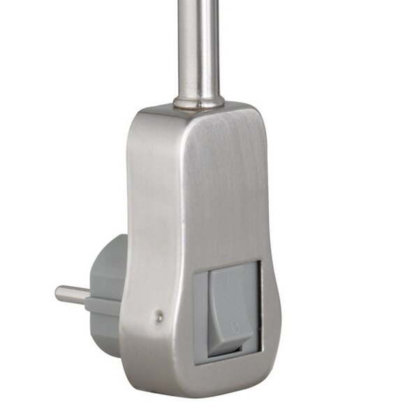 Trio Lighting Stekkerlamp met Schakelaar - Laon - GU10 Fitting - 4,5W - 3000K - Dimbaar - Nikkel Mat