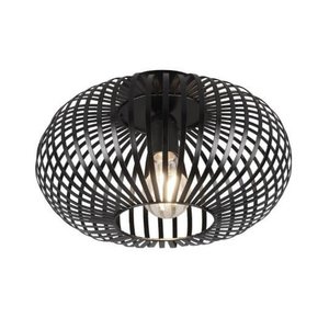 Trio Lighting LED Plafondlamp Johann - E27 Fitting - Ø30 cm - Mat Zwart LED Plafondlamp Johann - E27 Fitting - Ø30 cm - Mat Zwart