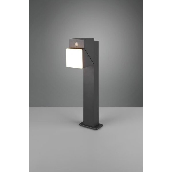 Trio Lighting Staande Buitenlamp met Sensor - 50 cm - 3000K - 7W - IP54 - Antraciet