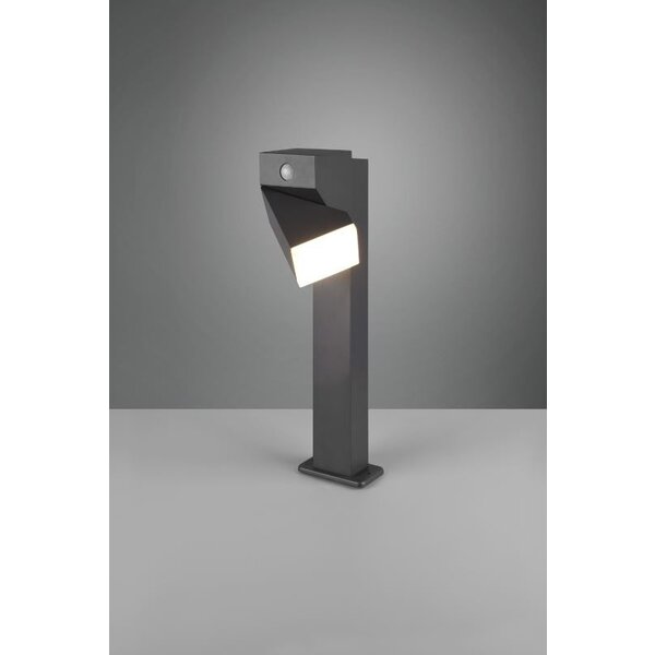 Trio Lighting Staande Buitenlamp met Sensor - 50 cm - 3000K - 7W - IP54 - Antraciet