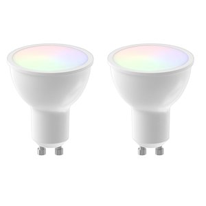 Lightexpert Smart RGB+CCT GU10 LED Spot Dimbaar - 5W - 2 Pack Smart RGB+CCT GU10 LED Spot Dimbaar - 5W - 2 Pack