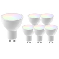 Smart RGB+CCT GU10 LED Spot Dimbaar - 5W - 6 Pack Lightexpert Smart RGB+CCT GU10 LED Spot Dimbaar - 5W - 6 Pack