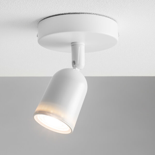 Lightexpert LED Plafondspot Wit - Kantelbaar - Dimbaar - GU10 fitting - Opbouw