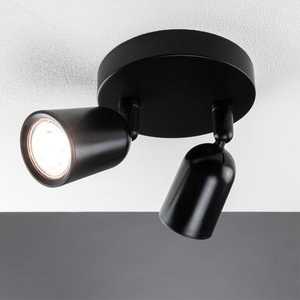 Lightexpert LED Plafondspot Locaste Duo - Kantelbaar - GU10 fitting LED Plafondspot Locaste Duo - Kantelbaar - GU10 fitting