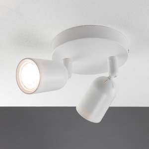 Lightexpert LED Plafondspot Locaste Duo - Kantelbaar - GU10 fitting LED Plafondspot Locaste Duo - Kantelbaar - GU10 fitting