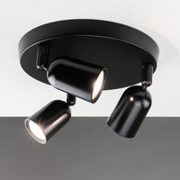 Lightexpert LED Plafondspot Zwart - Kantelbaar - Dimbaar - GU10 fitting - Opbouw