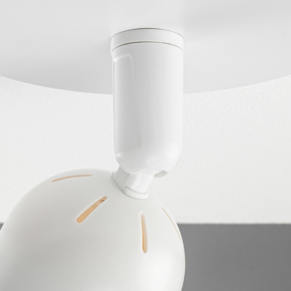 Lightexpert LED Plafondspot Wit - Kantelbaar - Dimbaar - GU10 fitting - Opbouw