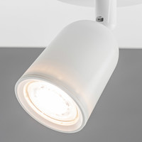 Lightexpert LED Plafondspot Wit - Kantelbaar - Dimbaar - GU10 fitting - Opbouw