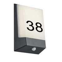 LED Huisnummer Verlichting met Schemersensor - 3000K - 9W - IP54