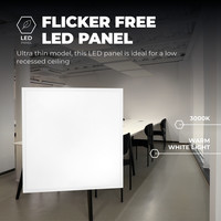 Lightexpert LED Paneel 60x60 - UGR <19 - 36W - 3000K - 110Lm/W -  5 Jaar Garantie