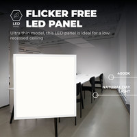 LED Paneel 60x60 - 36W - 4000K - 110Lm/W - UGR <19 - 5 Jaar Garantie Lightexpert LED Paneel 60x60 - 36W - 4000K - 110Lm/W - UGR <19 - 5 Jaar Garantie