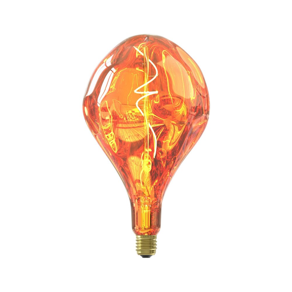 Calex Calex Organic Flamboyant Evo Deep Yellow Flex Filament - 220-240V - 150Lm - 6W - 1800K - E27 - Dimbaar