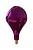 Calex Organic Flamboyant Evo Deep Purple Flex Filament - 220-240V - 30 Lm - 6W - 1600K - E27 - Dimbaar