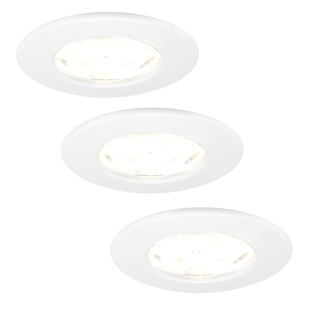 Ledvion Dimbare LED Inbouwspot Wit - IP65 - 5W - 2700K - 5 Jaar Garantie - Geschikt voor de Badkamer