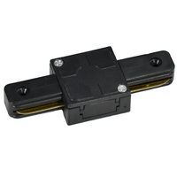 Lightexpert 1-Fase Rail I-Vorm Connector Zwart