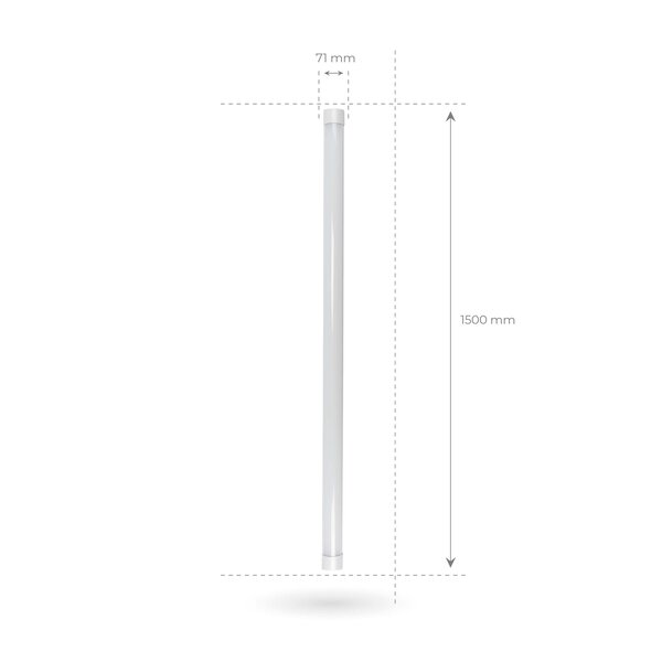 Ledvion LED Batten 150 cm - Samsung LED Chips - 40W - 140lm/W - 6500K - 5 Jaar Garantie