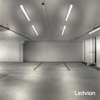 Ledvion LED Armatuur 120cm - Samsung LED - IP65 - 36W - 140 lm/W - 4000K -  Koppelbaar - 5 Jaar Garantie