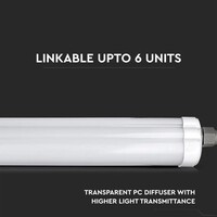 V-TAC 3-Pack LED Armatuur 150 cm - 48W - 5760 Lumen - 6500K - Koppelbaar