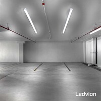 Ledvion 6x LED Armatuur 150cm - Samsung LED - IP65 - 48W - 140 lm/W - 6500K -  Koppelbaar - 5 Jaar Garantie