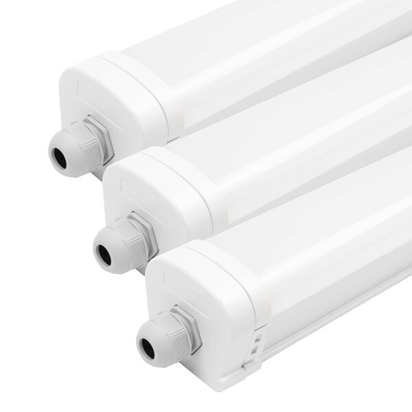 Ledvion 3x LED Armatuur 120cm - Samsung LED - IP65 - 36W - 144 lm/W - 6500K -  Koppelbaar - 5 jaar garantie