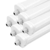 6x LED Armatuur 120cm - Samsung LED - IP65 - 36W - 4000K -  Koppelbaar