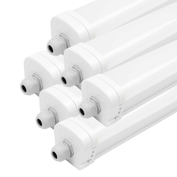 Ledvion 6x LED Armatuur 120cm - Samsung LED - IP65 - 36W - 140 lm/W - 4000K -  Koppelbaar - 5 Jaar Garantie