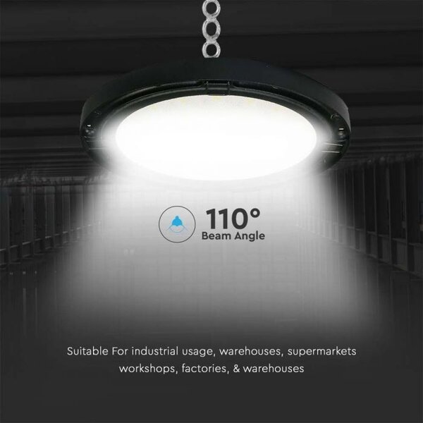 V-TAC LED High Bay 100W - Samsung LED - 110° - 120 Lm/W - 4000K - IP65 - 2 Jaar Garantie