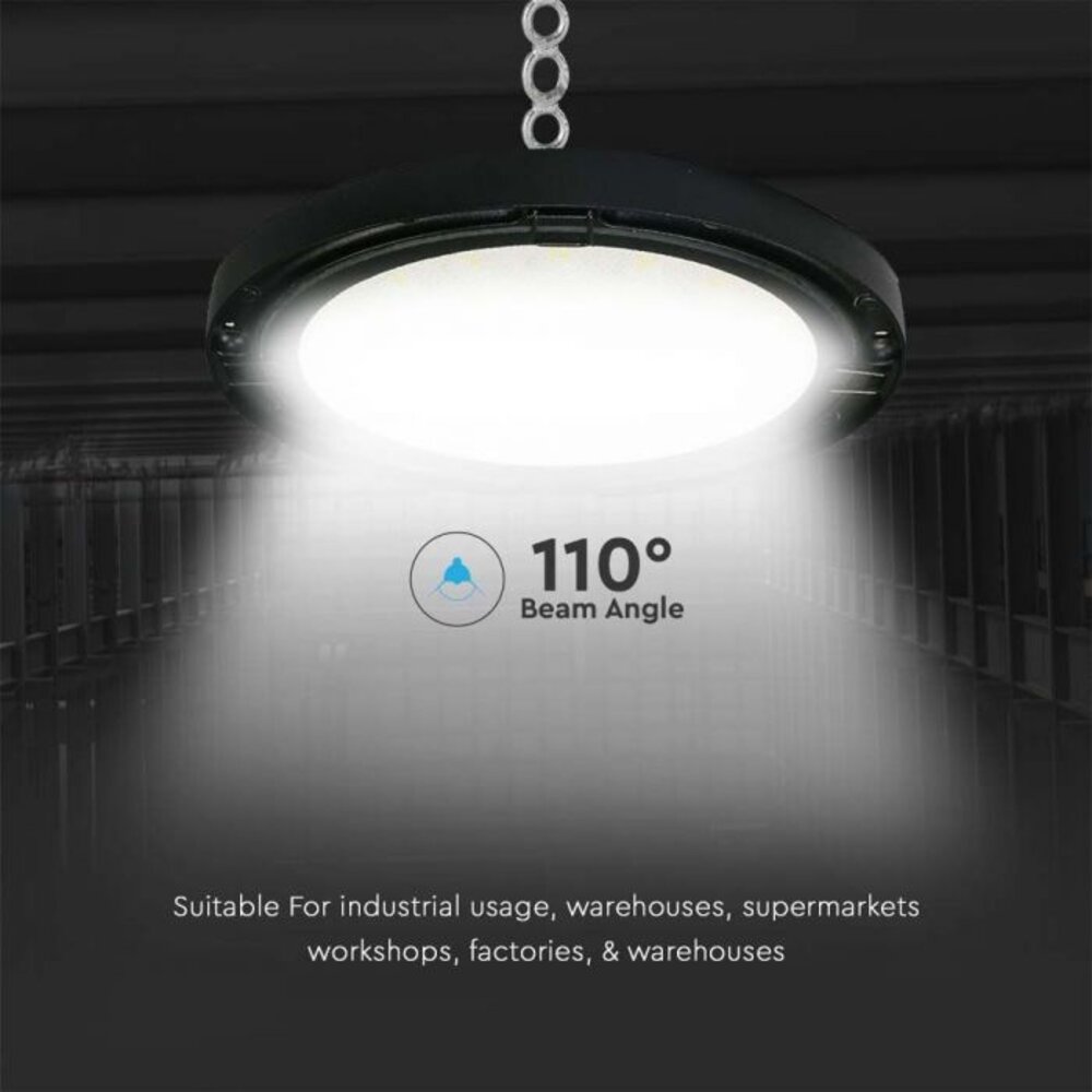 V-TAC LED High Bay 200W - Samsung LED - 110° - 120 Lm/W - 6500K - IP65 - 2 Jaar Garantie