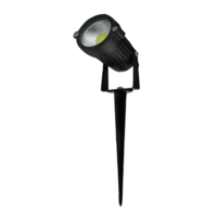 Lightexpert LED Prikspot -  IP65 - 5W - 2700K - 1 Meter Kabel - Zwart