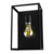 LED Wandlamp - Leduxa - Zwart - Vierkant - E27 Filament - 4W