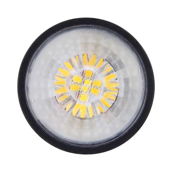 Lightexpert Dimbare GU10 LED Spot - 5W - 3000K - 400 Lumen - Zwart