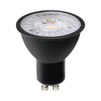 Lightexpert Dimbare GU10 LED Spot - 5W - 3000K - 400 Lumen - Zwart