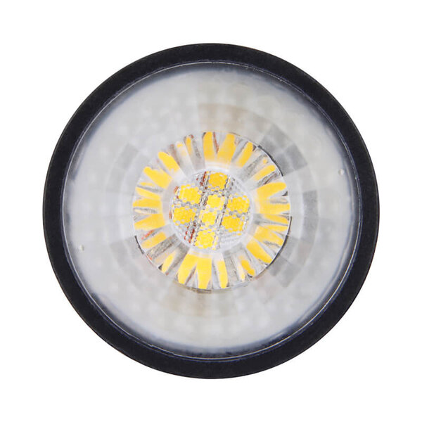 Lightexpert Dimbare GU10 LED Spot - 5W - 2700K - 400 Lumen - Zwart