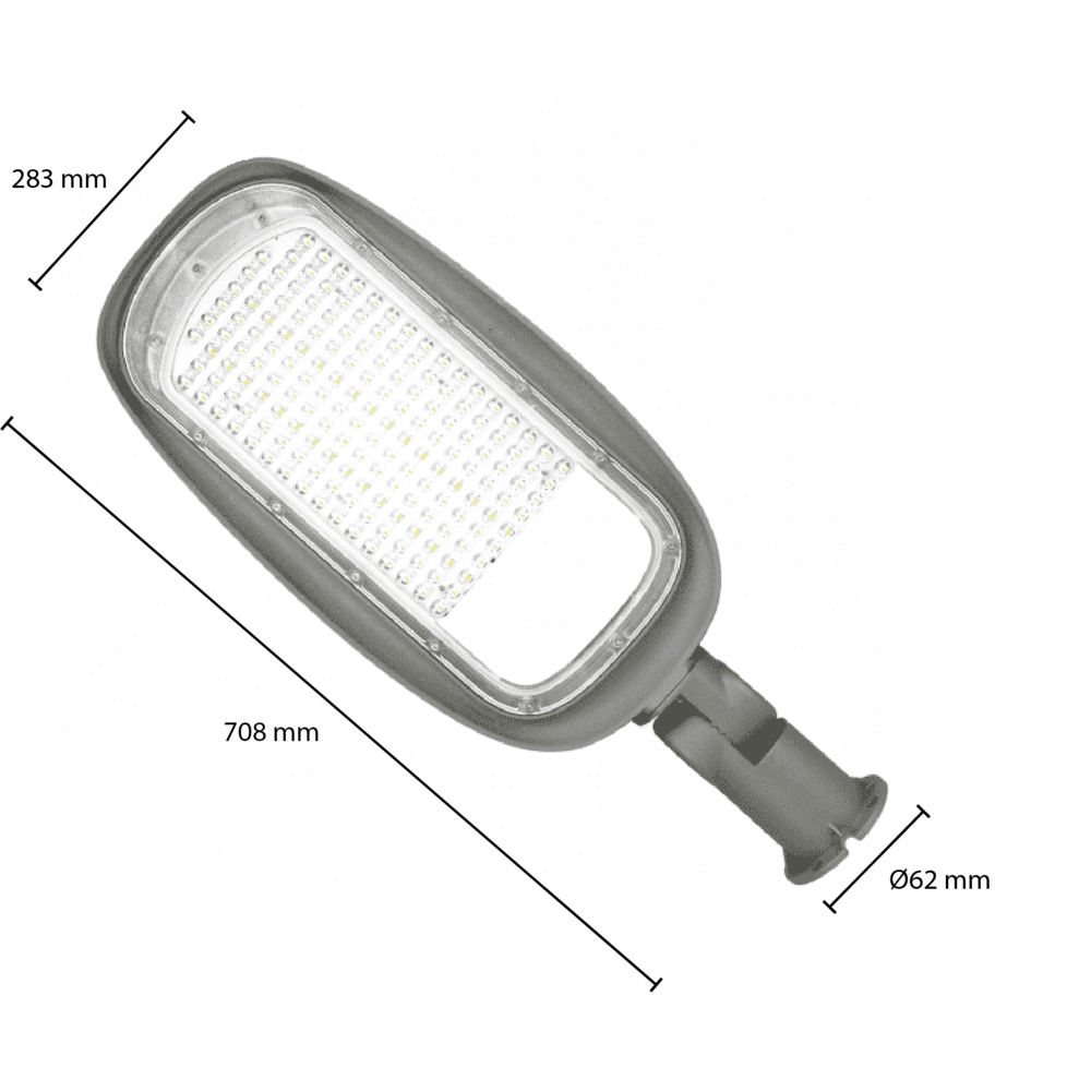 Lightexpert LED Straatlamp - 100W - 100 Lm/W - 4000K