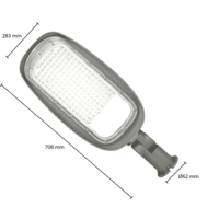 Lightexpert LED Straatlamp - 100W - 100 Lm/W - 4000K