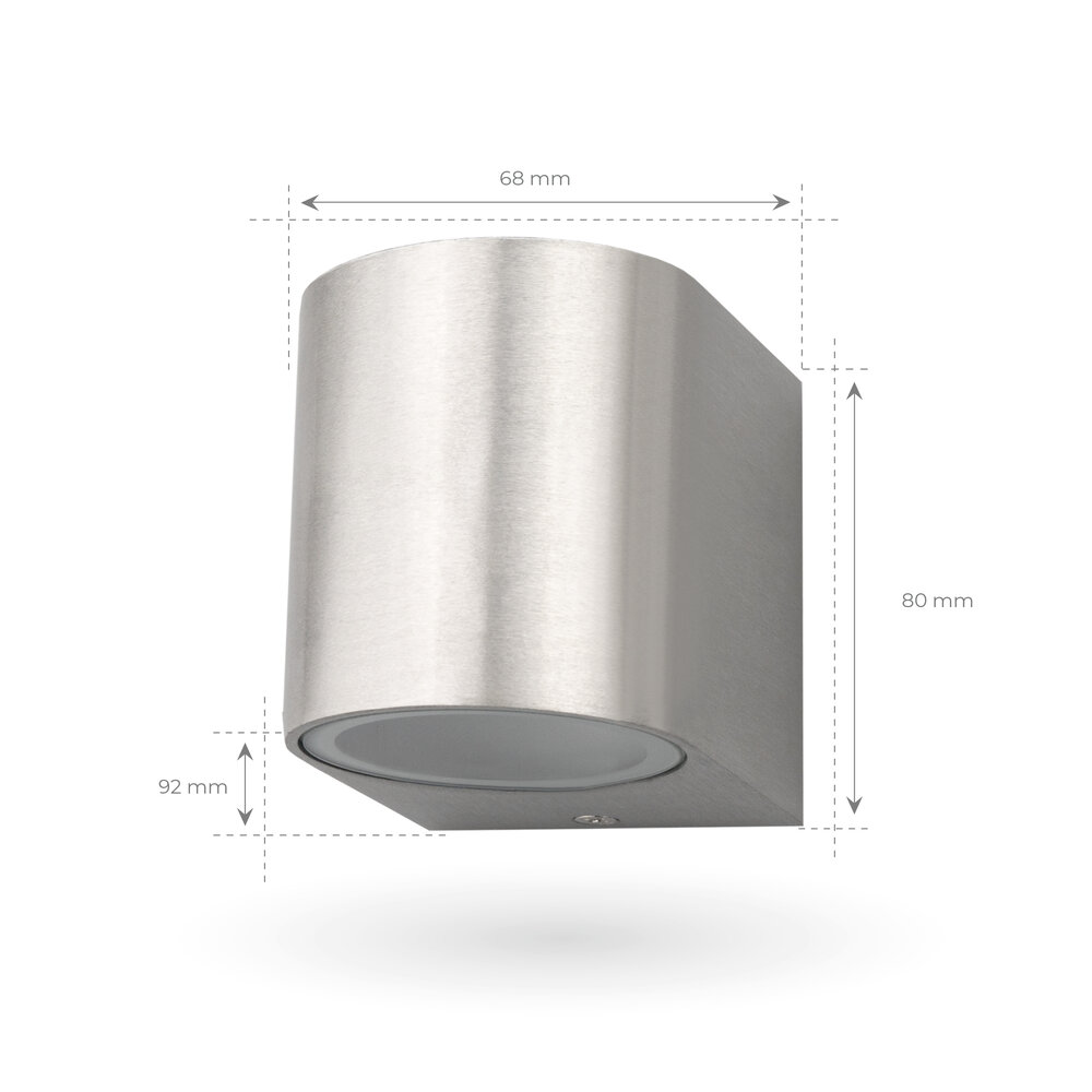 Ledvion Wandlamp Buiten RVS - Sacramento - GU10 Fitting