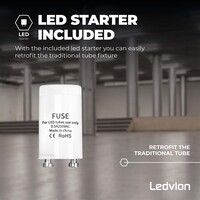 Ledvion LED TL Buis 150CM - LumiLEDs - 15W - 4000K - 2400 Lumen - High Efficiency