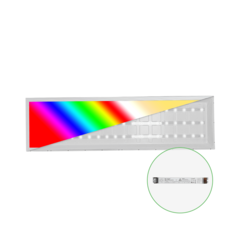 LED Paneel 150x30 - UGR <23 - 40W - 100 Lm/W - RGB+CCT