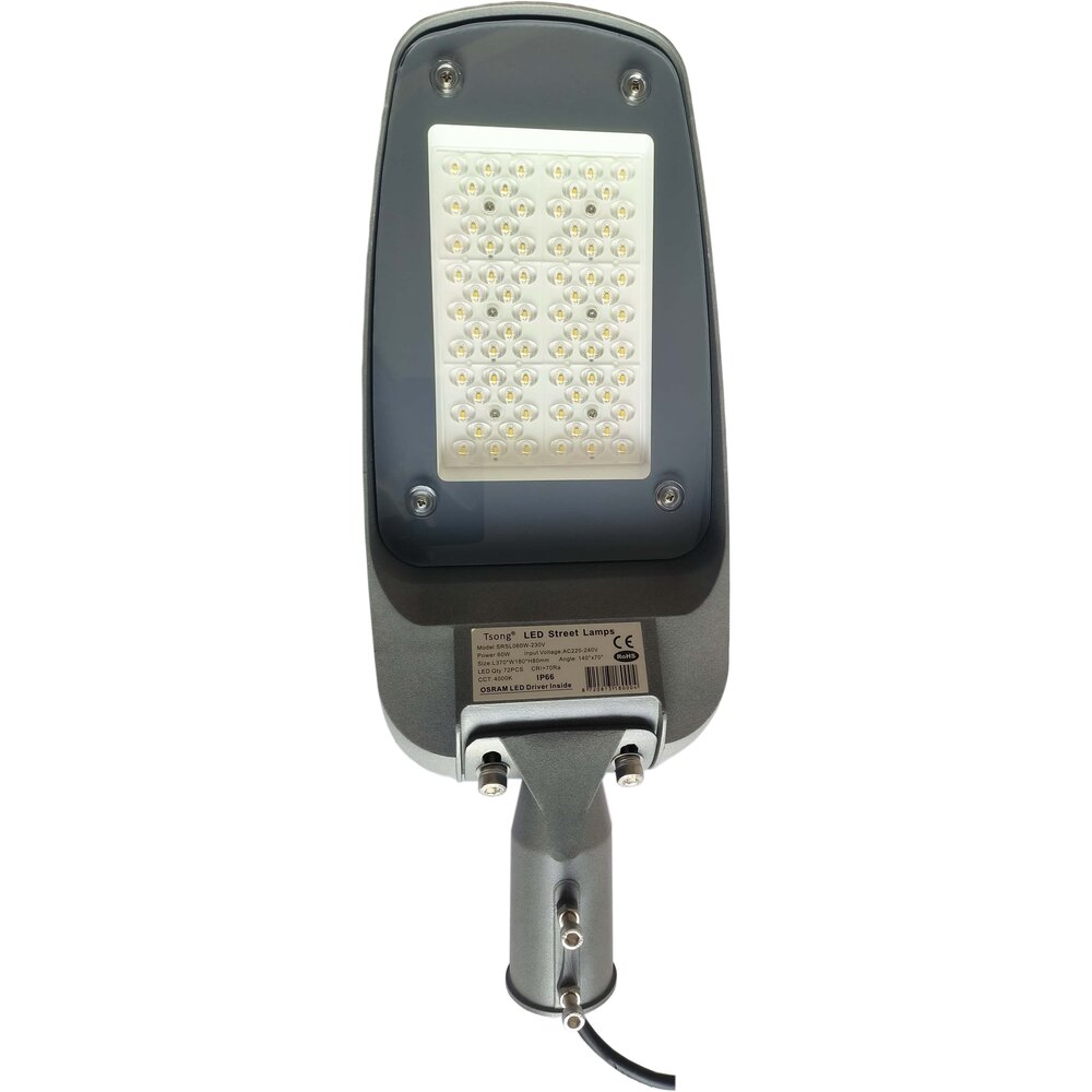 Lightexpert LED Straatlamp 60W - Osram LED - IP66 - 150 Lm/W - 4000K - 5 Jaar Garantie